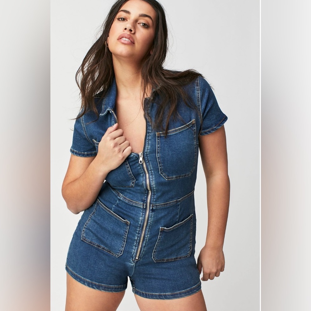 Free People Lennox Crvy Shortsuit